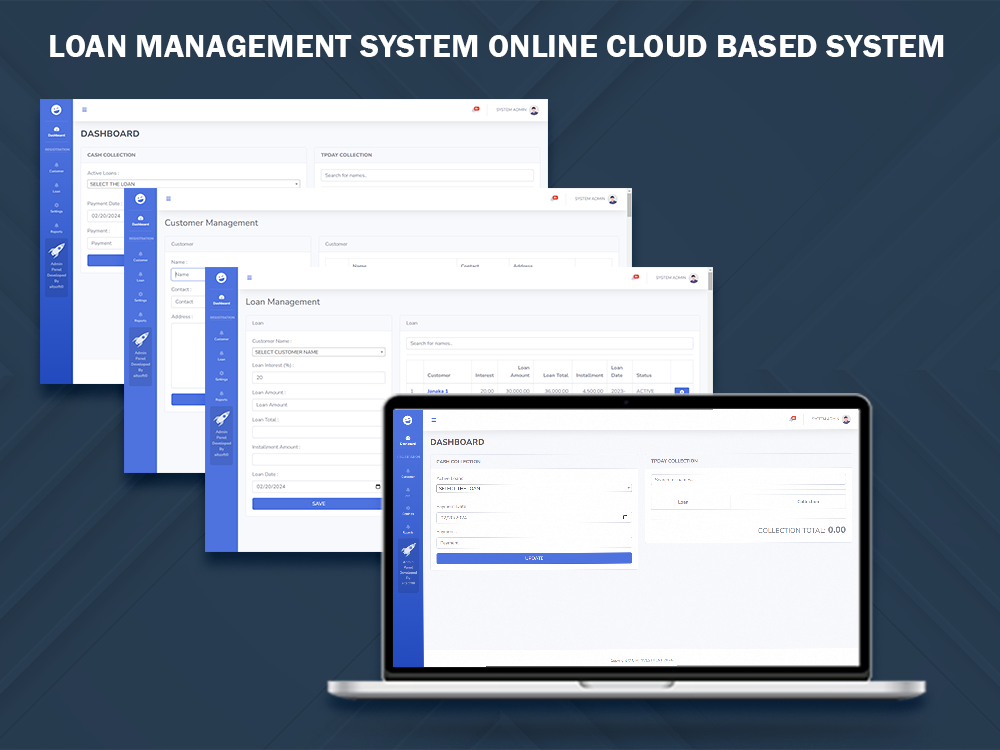 Online cloud-based loan platform
